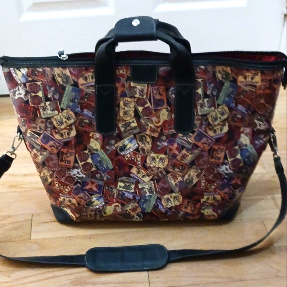 SYDNEY LOVE Large tote travel laptop bag with shoulder strap